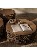 Round Woven Abaca Coffee Table Set (3) | dBodhi Knut | Oroatrade.com
