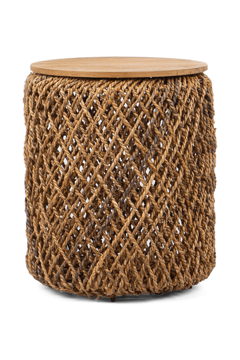 Round Abaca Side Table | dBodhi Knut | OROA TRADE