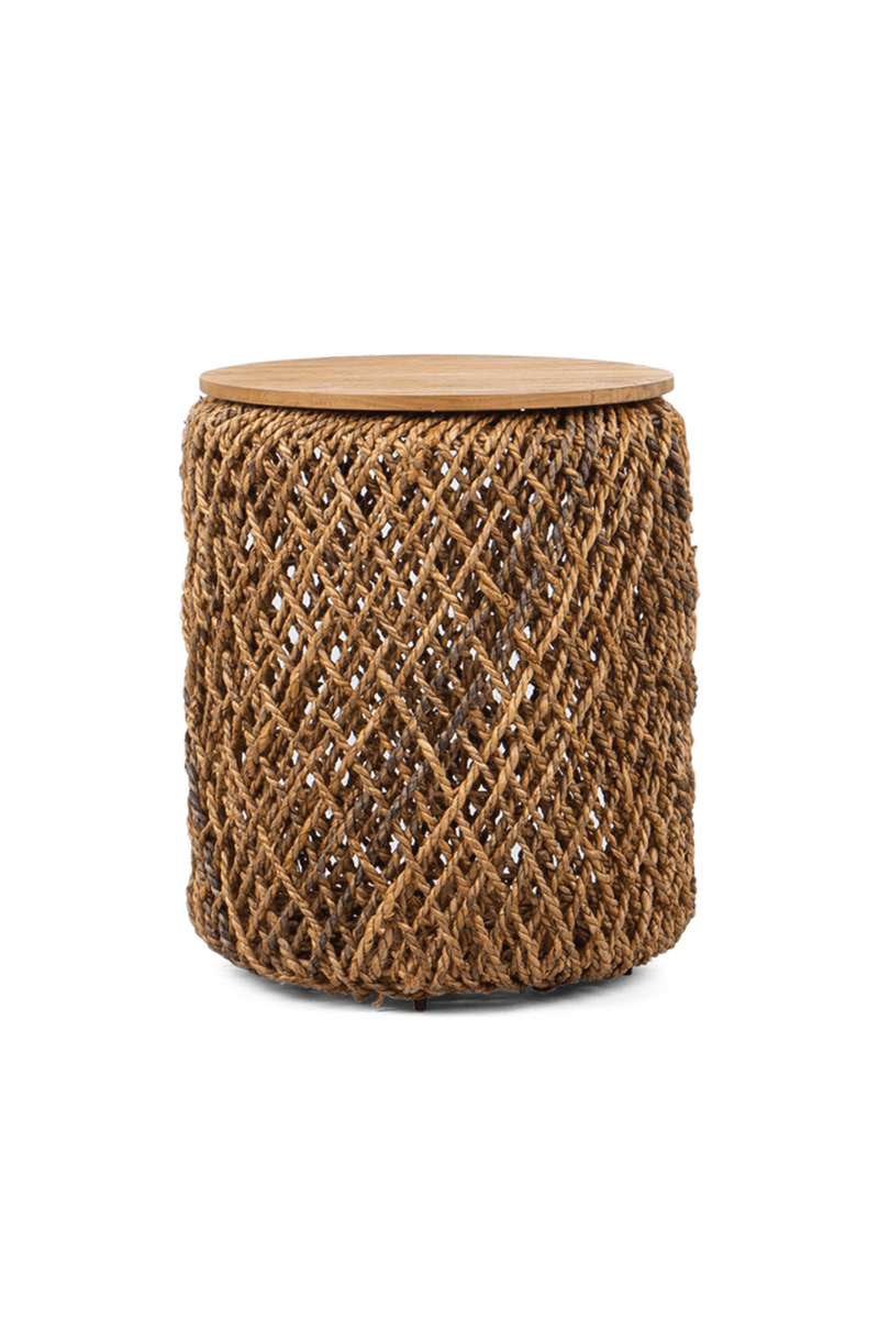 Round Abaca Side Table | dBodhi Knut | OROA TRADE