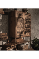 Handwoven Bamboo 2-Door Cabinet | dBodhi Karma | Oroatrade.com
