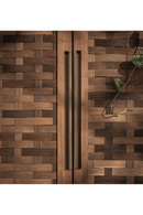 Handwoven Bamboo 2-Door Cabinet | dBodhi Karma | Oroatrade.com