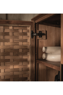 Handwoven Bamboo 2-Door Cabinet | dBodhi Karma | Oroatrade.com