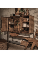 Natural Wooden 2-Door Cabinet | dBodhi Karma | Oroatrade.com