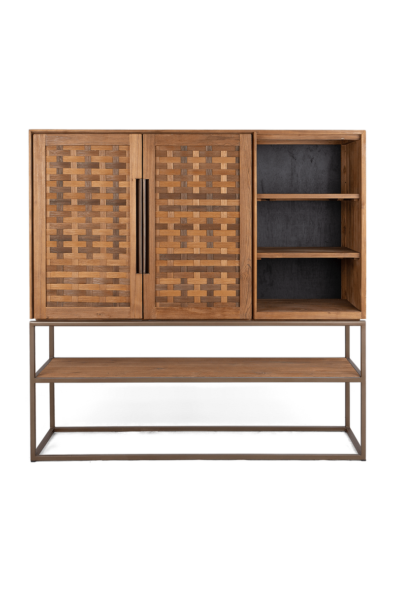 Natural Wooden 2-Door Cabinet | dBodhi Karma | Oroatrade.com