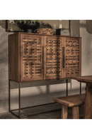 Natural Wooden 3-Door Cabinet | dBodhi Karma | Oroatrade.com