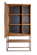 Natural Wooden Cabinet With Open Rack | dBodhi Karma | Oroatrade.com