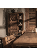 Natural Wooden Cabinet With Open Rack | dBodhi Karma | Oroatrade.com