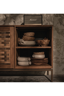 Natural Teak Wood Low Dresser | dBodhi Karma | OROA TRADE