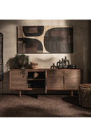 Teak Framed 4 Door Dresser | dBodhi Grace | OROA TRADE