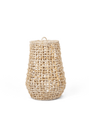 Pear-Shaped Lidded Abaca Laundry Basket | dBodhi Sumbing | Oroatrade.com