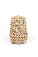 Lidded Woven Abaca Laundry Basket | dBodhi Banda | Oroatrade.com