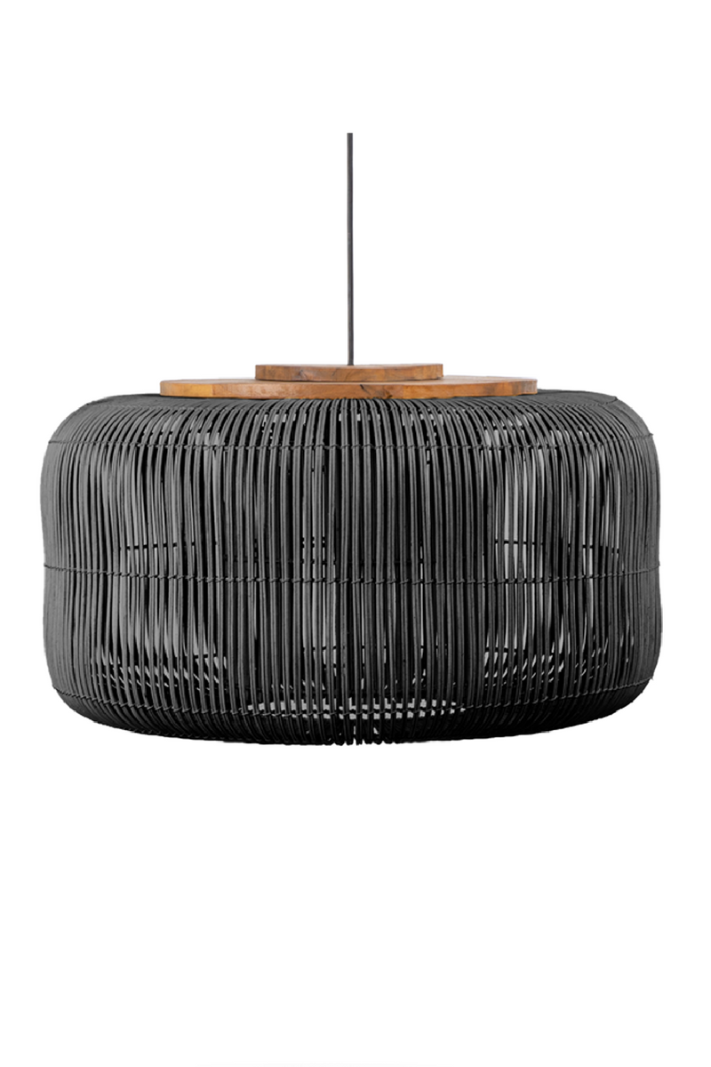 Charcoal Rattan Hanging Lamp | dBodhi Bucket | OROA TRADE