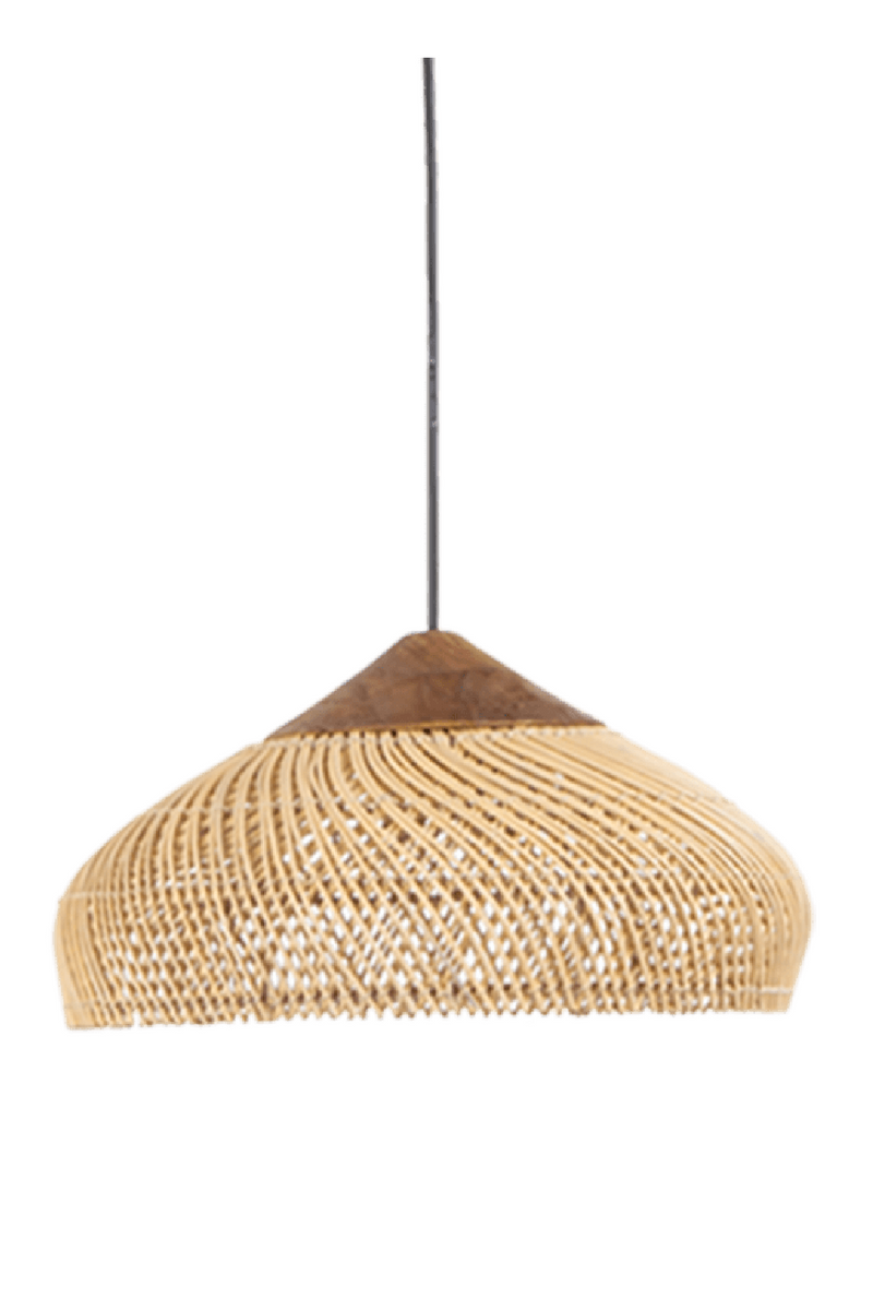 Rustic Braided Rattan Hanging Lamp | dBodhi Banjo | OROA TRADE