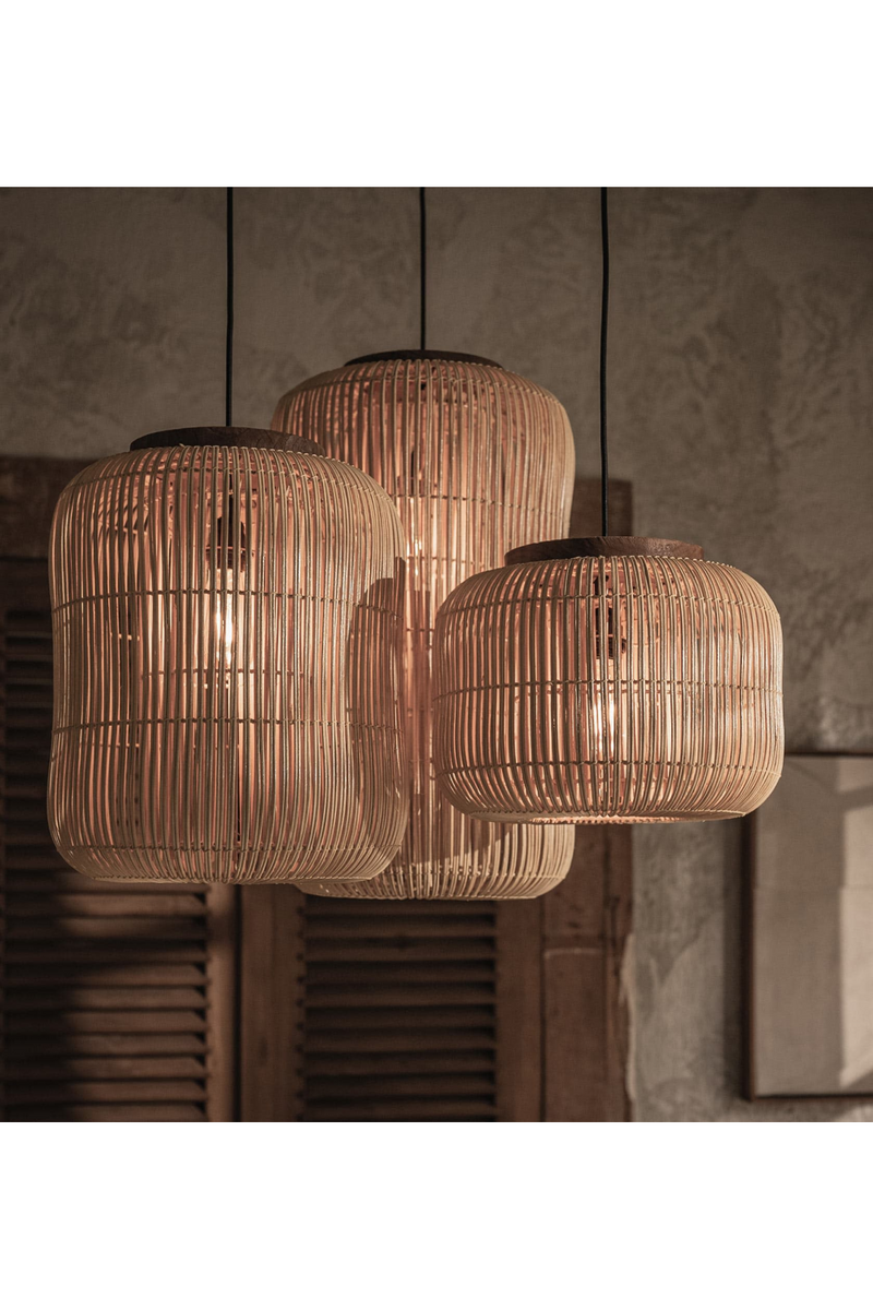 Natural Rattan Hanging Lamp | dBodhi Barrel | OROA TRADE