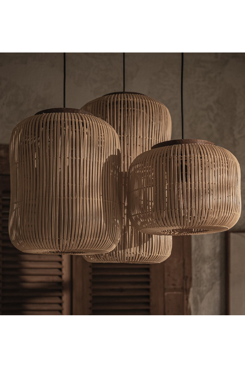 Natural Rattan Hanging Lamp | dBodhi Barrel | OROA TRADE