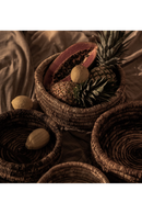 Round Woven Abaca Low Basket Set (2) | dBodhi Caterpillar Ambang | Oroatrade.com