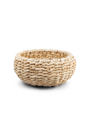 Round Pure Abaca Low Basket | dBodhi Kelud | Oroatrade.com