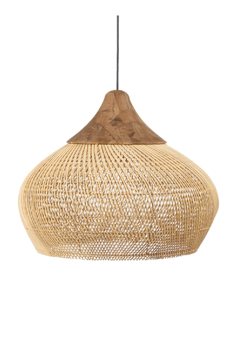 Braided Rattan Hanging Lamp | dBodhi Harp | OROA TRADE