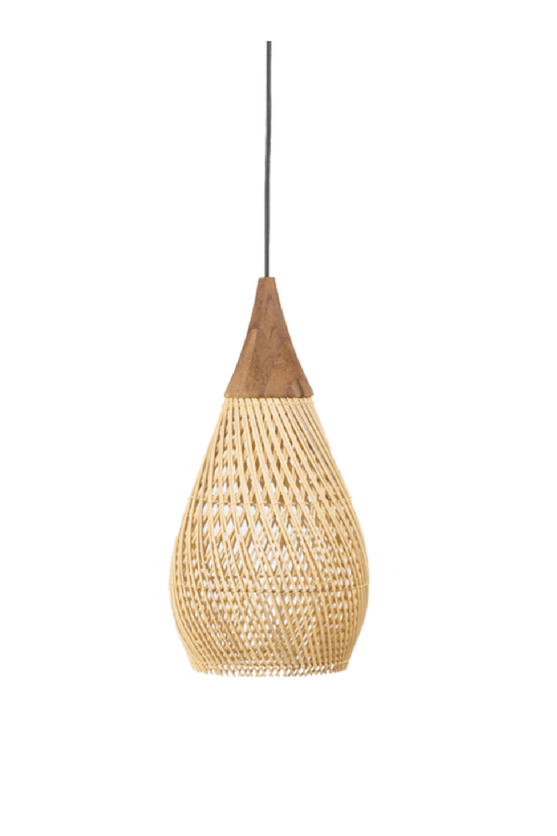 Rustic Natural Rattan Hanging Lamp | dBodhi Horn | OROA TRADE