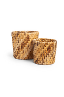 Round Weaved Abaca Basket Set (2) | dBodhi Semeru | Oroatrade.com