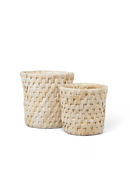 Round Weaved Abaca Basket Set (2) | dBodhi Semeru | Oroatrade.com