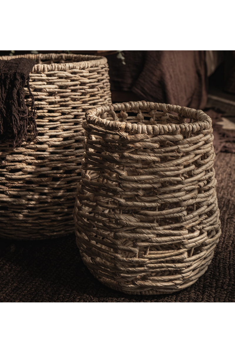 Round Abaca Basket Set (2) | dBodhi Raung | Oroatrade.com