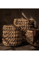 Round Interlaced Abaca Basket | dBodhi Banda | OROA TRADE