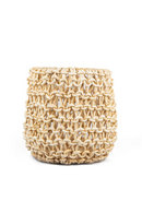 Round Interlaced Abaca Basket | dBodhi Banda | OROA TRADE