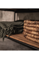 Natural Teak Glass 4-Door Cabinet | dBodhi Outline | Oroatrade.com