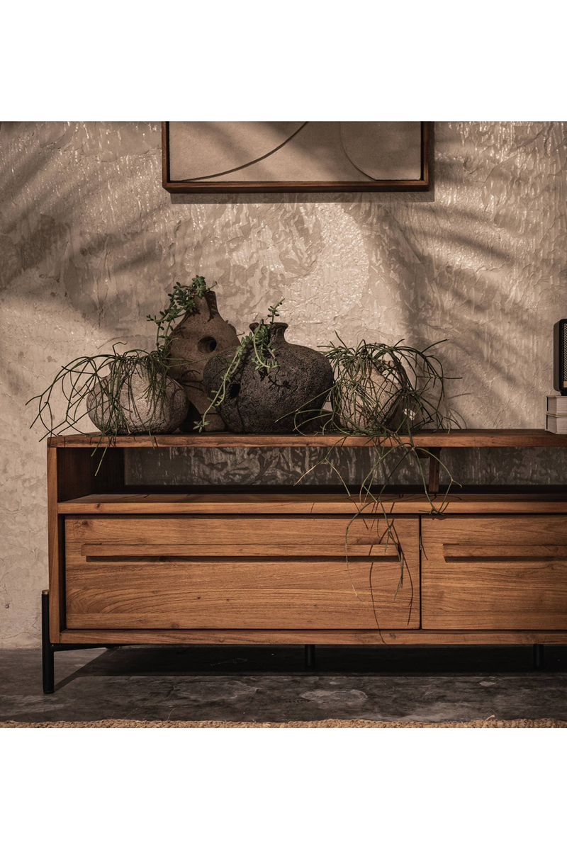 Farmhouse Style Sideboard With Open Rack | dBodhi Outline | OROA TRADE