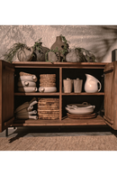 Wooden 2-Door Dresser With Open Shelves | dBodhi Outline | OROA TRADE