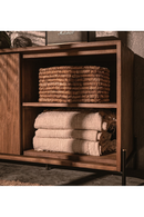 Wooden 2-Door Dresser With Open Shelves | dBodhi Outline | OROA TRADE