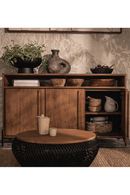 Wooden Farmhouse Sideboard With Open Rack | dBodhi Outline | OROA TRADE
