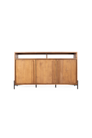 Wooden Farmhouse Sideboard With Open Rack | dBodhi Outline | OROA TRADE