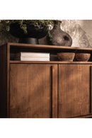 Wooden Farmhouse Sideboard With Open Rack | dBodhi Outline | OROA TRADE