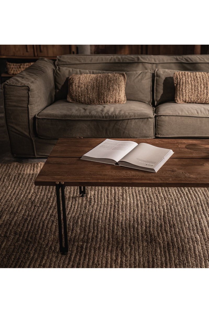 Rectangular Modern Rustic Coffee Table | dBodhi Outline | OROA TRADE