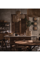 Round Pure Abaca Tray Set (3) | dBodhi Krakatao | OROA TRADE