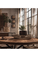 Round Pure Abaca Tray Set (3) | dBodhi Krakatao | OROA TRADE