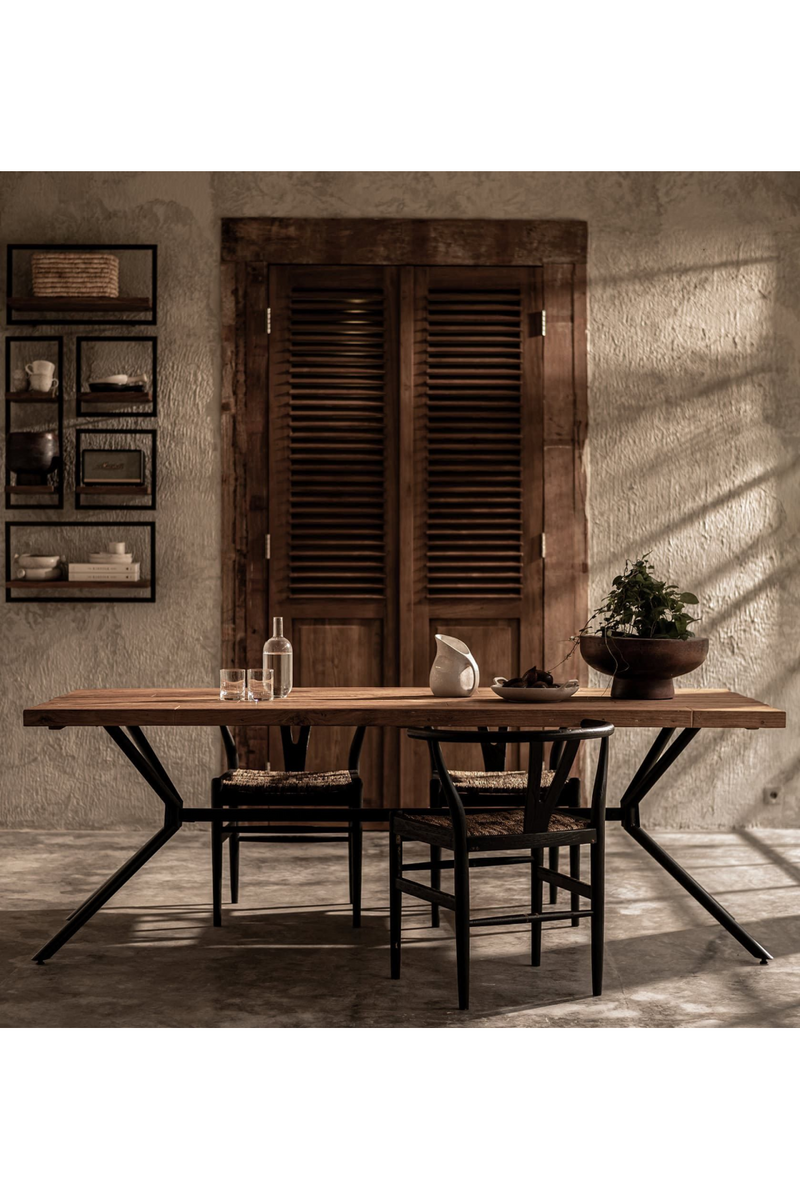 Rectangular Wooden Top Dining Table | dBodhi Oxo | OROA TRADE