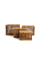 Rectangular Modern Weave Basket Set (4) | dBodhi Rinjani | OROA TRADE