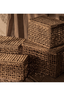 Rectangular Modern Weave Basket Set (4) | dBodhi Rinjani | OROA TRADE