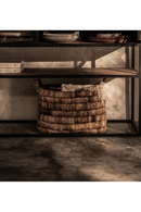 Abaca Basket With Handle | dBodhi Caterpillar Sago | Oroatrade.com