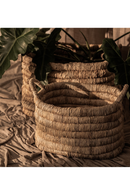 Rectangular Abaca Basket With Handle Set (2) | dBodhi Caterpillar Sago | Oroatrade.com