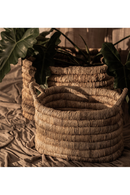 Rectangular Abaca Basket With Handle | dBodhi Caterpillar Sago | Oroatrade.com