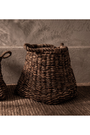 Brown Abaca Basket With Handle | dBodhi Gamalama | Oroatrade.com