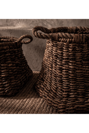 Brown Abaca Basket With Handle | dBodhi Gamalama | Oroatrade.com