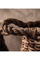 Brown Abaca Basket With Handle | dBodhi Gamalama | Oroatrade.com