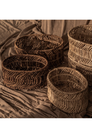 Oval Woven Abaca Basket Set (2) | dBodhi Kawi | Oroatrade.com