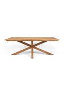 Natural Wooden Matrix Leg Dining Table | dBodhi Xono