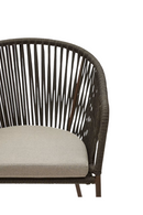 Handwoven Cord Curved Outdoor Chairs (4) | La Forma Yanet | Oroatrade.com
